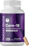 ProCare Health Multivitamínico Bariátrico con 18 mg de Hierro (3 Meses) – Cápsulas Fáciles de Tragar