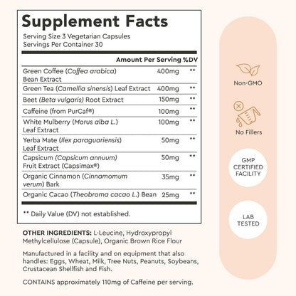 Alaya Naturals Metabolism+ - Energía Natural – Canela (Cinnamomum verum): Conocida por sus propiedades – Image 6