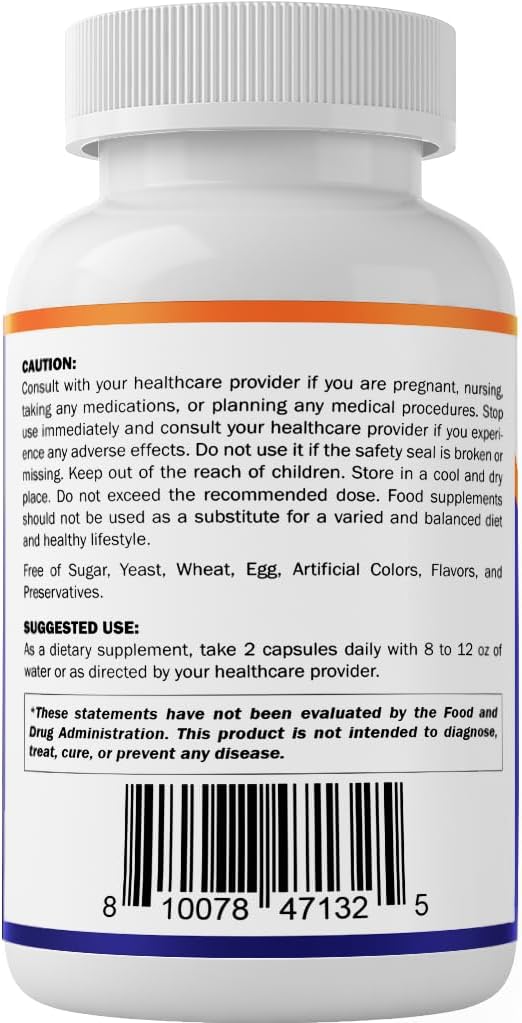 Vitamatic Irish Sea Moss – 120 Cápsulas Vegetarianas con Bladderwrack y Burdock Root