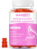 Inositol Gummies Sugar Free, Myo-Inositol & D-Chiro Inositol 40:1 Ratio, 60 Count