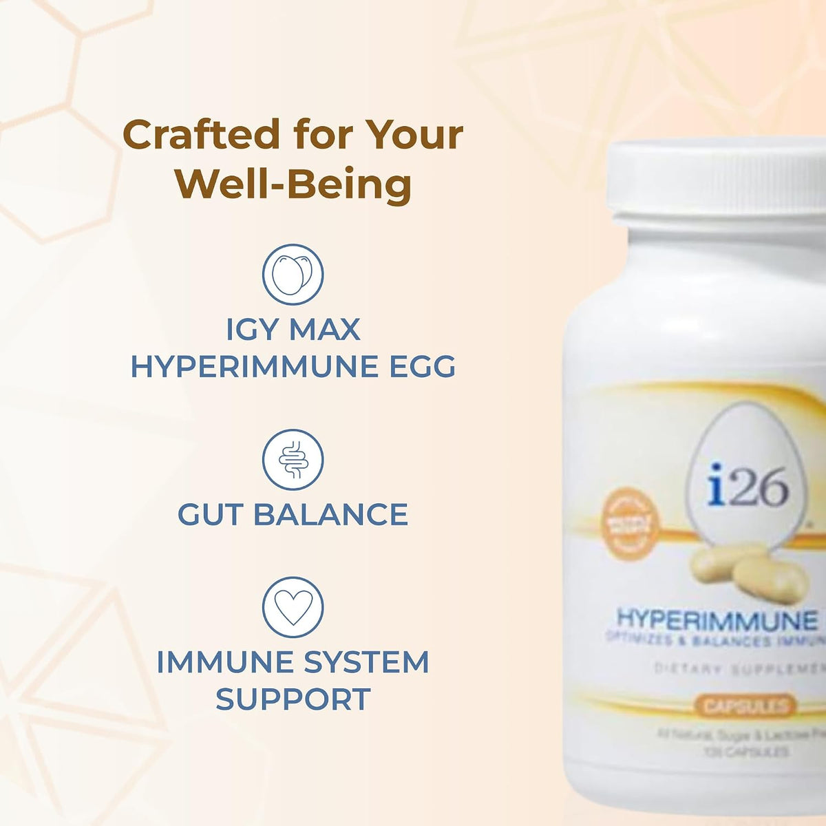 Youngevity i26® Cápsulas de Huevo Hiperinmune – Apoyo Inmunitario y Digestivo – 135 Cápsulas – Image 5