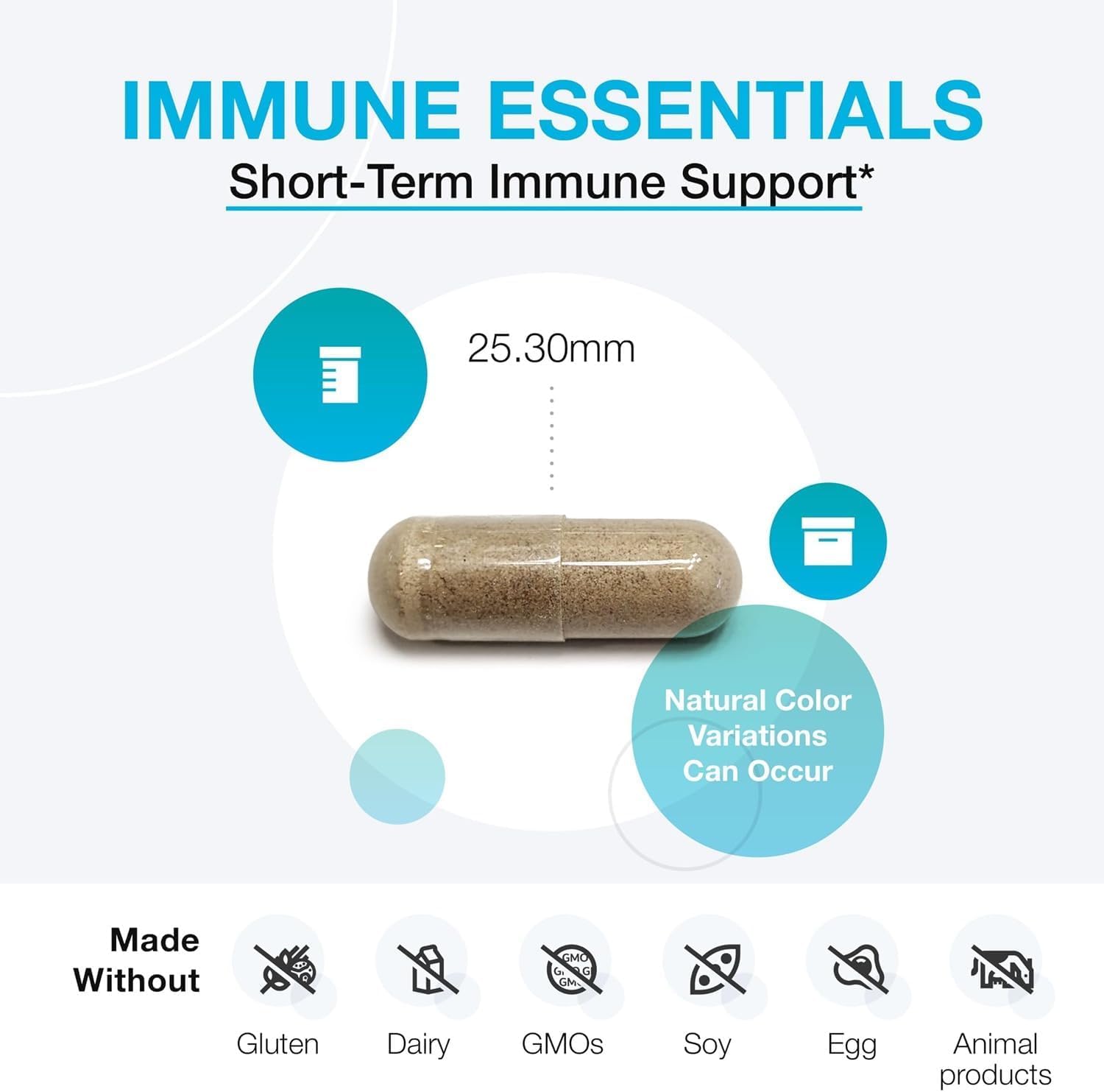 XYMOGEN Immune Essentials - 1000 mg de Vitamina C y Extracto de Hoja de Olivo - Apoyo Inmunológico - Sin Gluten, Sin Lácteos - 45 Cápsulas