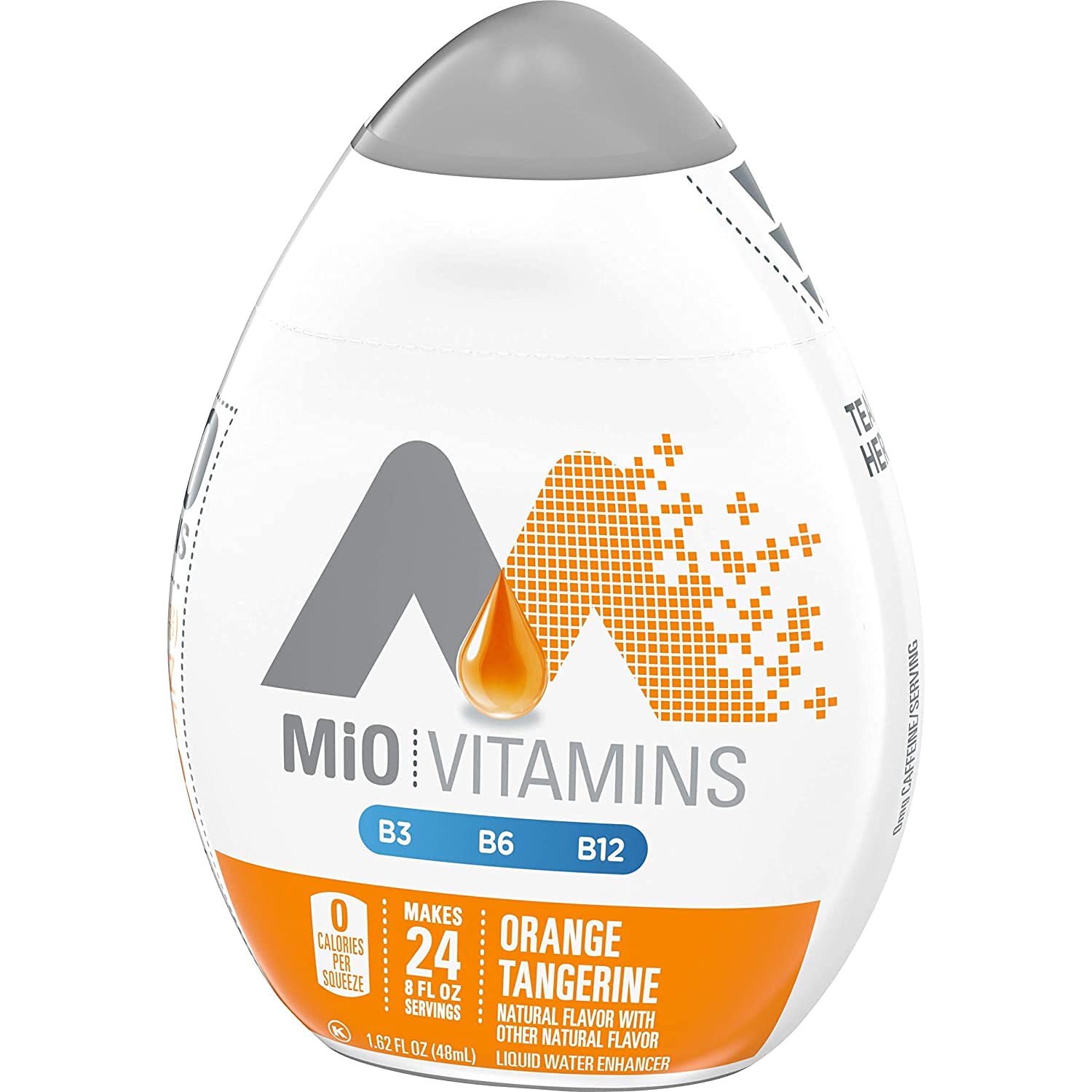 MiO Vitamins - Liquid Water Enhancer with Vitamins, Orange Tangerine, 4 Count 1.62 fl oz Bottles