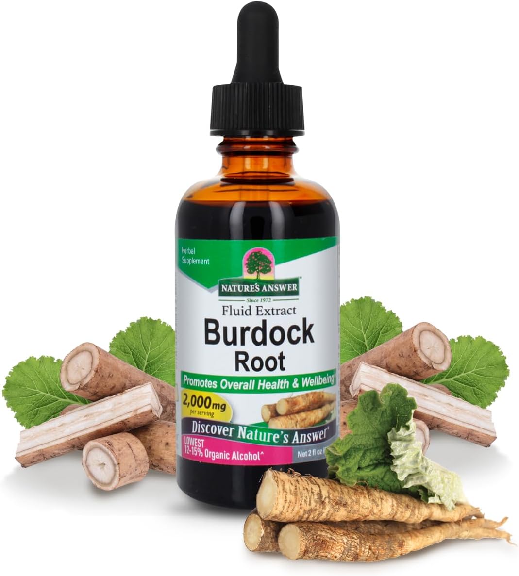 Nature's Answer Raíz de Bardana Extracto Superconcentrado - 2 oz (59 ml)