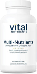 Vital Nutrients Multi-Nutrients 5 - Fórmula Ultra Antioxidante - Multivitamínico y Mineral Completo - 120 Cápsulas