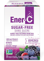 Ener-C Sugar Free Multivitamin Drink Mix, Mixed Berry, 60 Sobres
