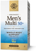 Solgar One Daily Men's Multi 50+ - Multivitamínico Completo para Hombres Mayores de 50 Años, 60 Cápsulas Veganas de Liberación Retardada