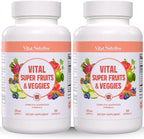 Vital Super Fruits & Veggies - Cápsulas de Superalimentos Diarios para Adultos
