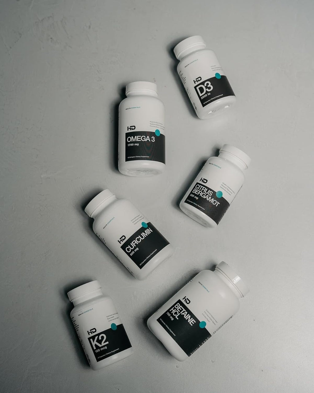 HD MUSCLE HealthHD D3 - 2000 UI Vitamina D3 - 90 Cápsulas