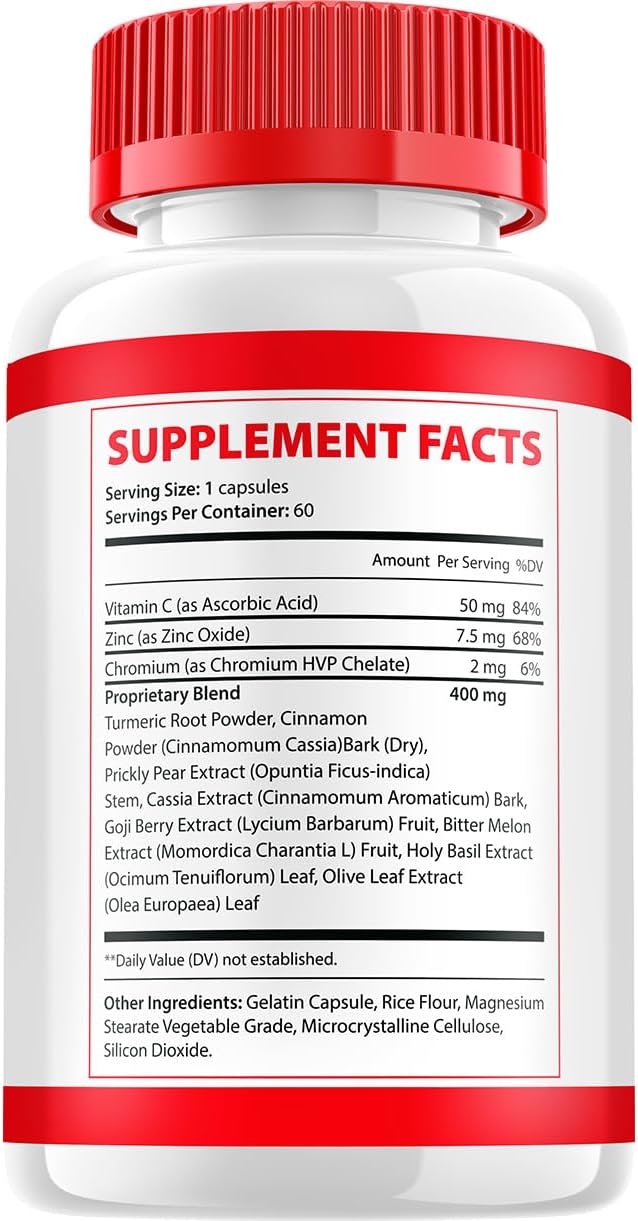 Sugar Sync Cápsulas - Suplemento Avanzado SugarSync, Fórmula Natural para Niveles Saludables, Máxima Potencia (2 Envases - 120 Cápsulas)