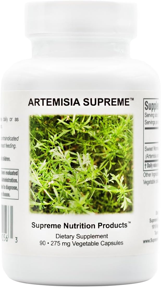 Supreme Nutrition Artemisia Supreme, 90 Pure Sweet Wormwood Vegetarian Capsules - görsel 1
