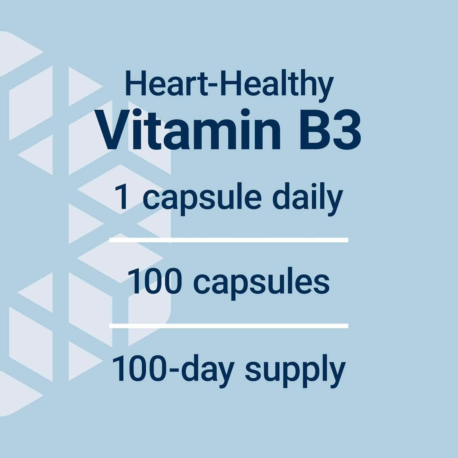Life Extension Vitamina B3 Niacin, 100 Capsules