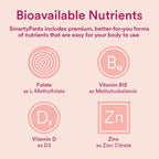 SmartyPants Gomitas multivitamínicas para mujer: Omega 3, Metilfolato, CoQ10, Vitaminas y Minerales, 180 Gomitas