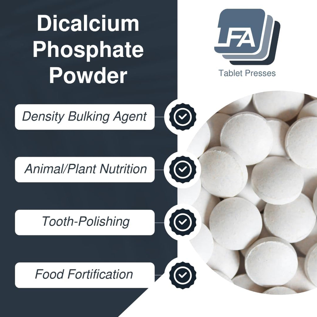 Polvo de Fosfato Dicálcico Anhidro DCP - 25 kg - Excipiente Antiaglomerante y Coadyuvante de Flujo para Comprimidos y Cápsulas