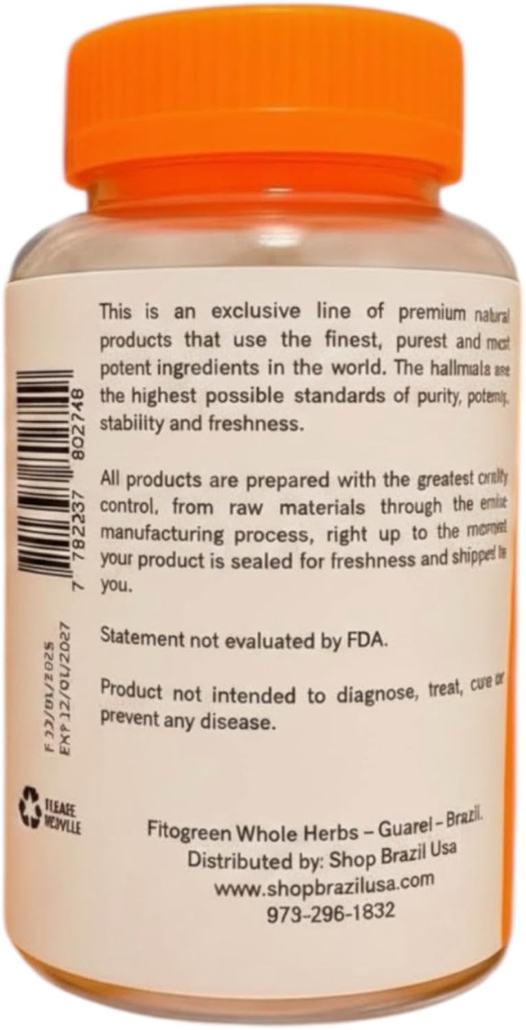 Aceite de Sucupira (Pterodon emarginatus) 500 mg - 60 Cápsulas - De Origen Vegetal