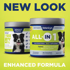 Vetericyn All-in 1 Suplemento Multifuncional para Perros | Enzimas Digestivas + Glucosamina y Condroitina para Huesos y Articulaciones + Vitaminas, Antioxidantes, Prebióticos, Probióticos y Omega. 90 Comprimidos