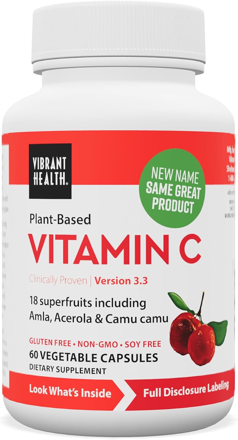 Super Natural C de Vibrant Health - 120 mg - 60 Cápsulas