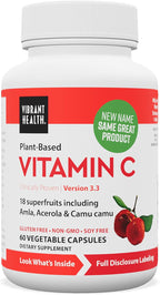 Super Natural C de Vibrant Health - 120 mg - 60 Cápsulas