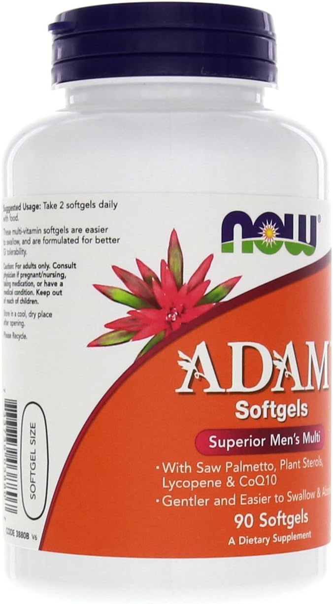 Adam Complejo Multivitamínico para Hombres - 90 Cápsulas Blandas (Paquete de 2)