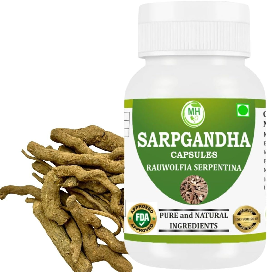 Morsan Healthcare Rauwolfia Serpentina (Sarpgandha) Cápsulas – 4 Pack de 60 Cápsulas Veganas