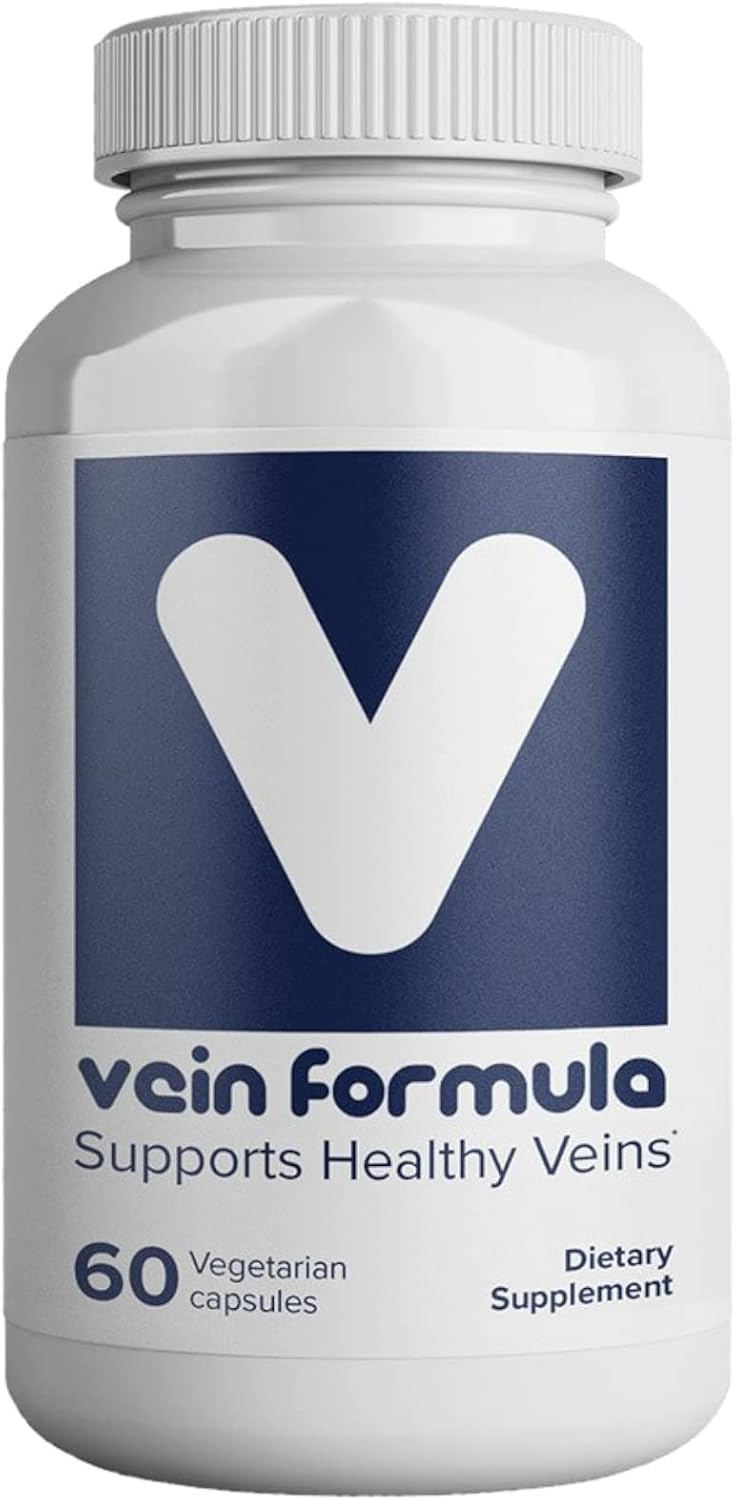 VITASUPPORTMD Vein Formula – Suplemento para la Circulación y Salud Venosa, 60 Cápsulas, Diosmina Hesperidina 667 mg (MPFF) con Bioflavonoides Micronizados