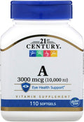 Vitamin A 10,000 IU, 110 Softgels