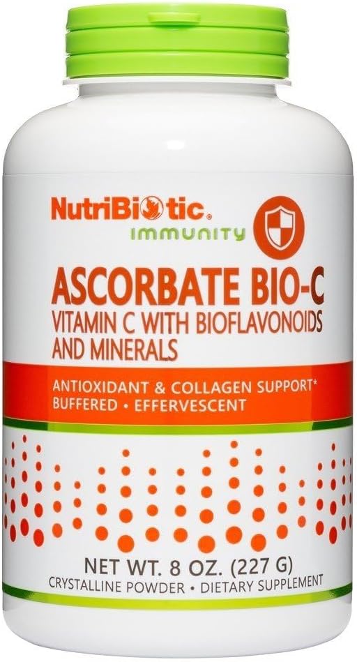 NutriBiotic Ascorbic Acid Powder with Bioflavonoids, 1 kg (2.2 lb)