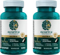 NEURIVA Ultra Decaf Suplemento Nootrópico para Memoria, Concentración y Enfoque, 60 Cápsulas (2 Paquetes)