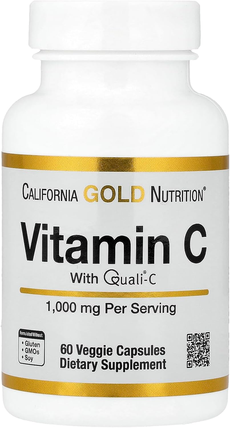 Lake Avenue Vitamina C, Quali-C, 1000 mg, 60 Cápsulas Vegetales