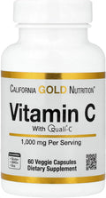 Lake Avenue Vitamina C, Quali-C, 1000 mg, 60 Cápsulas Vegetales
