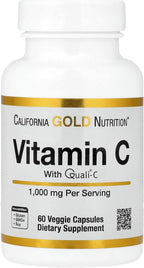 Lake Avenue Vitamina C, Quali-C, 1000 mg, 60 Cápsulas Vegetales