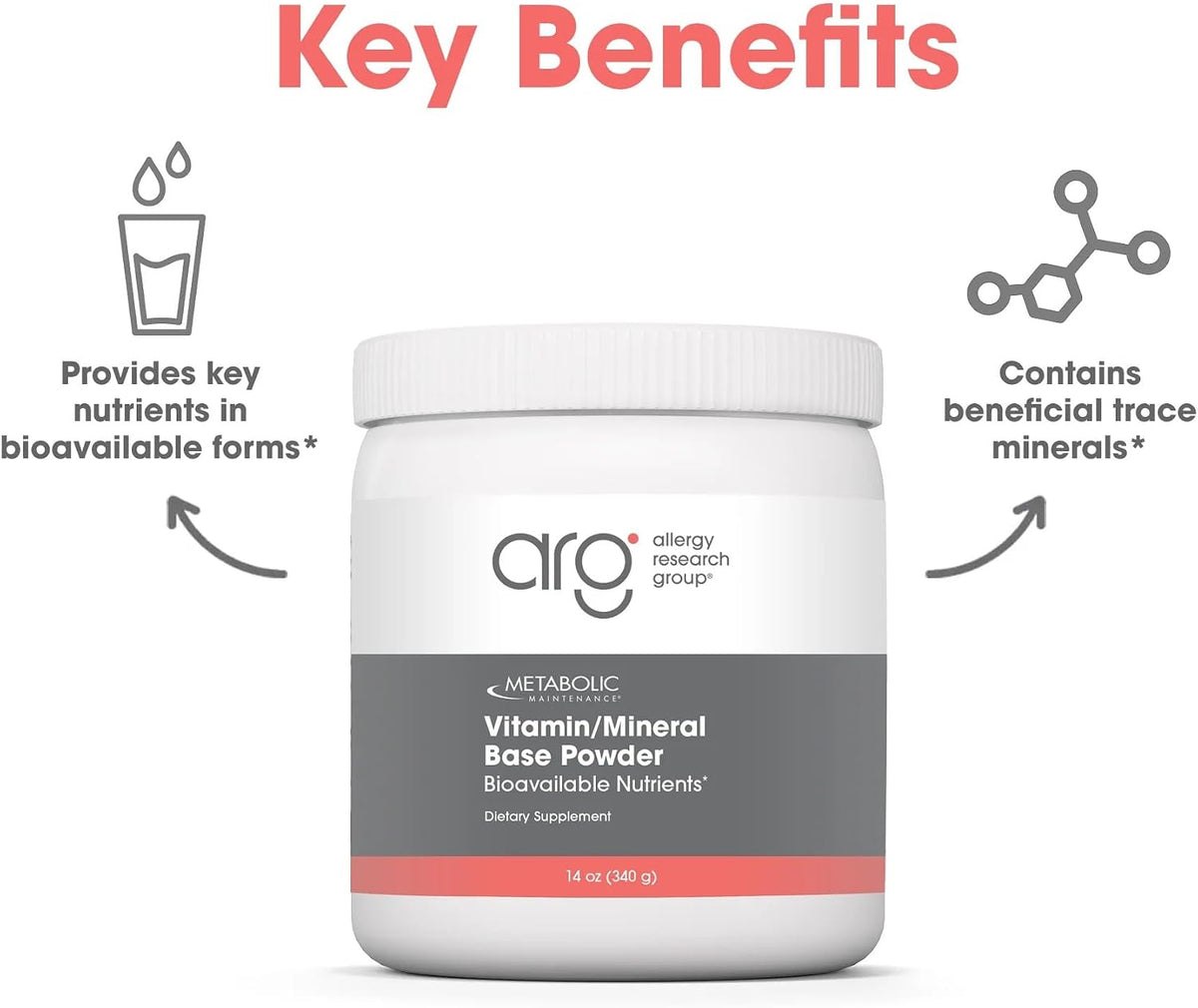 Metabolic Maintenance Vitamin Mineral Base Powder - Polvo Multivitamínico Completo - Vitaminas Activas y Minerales Quelados – Image 4