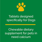 Calciphos Suplemento Dietético para Perros y Gatos, 60 Comprimidos Sabor Beicon