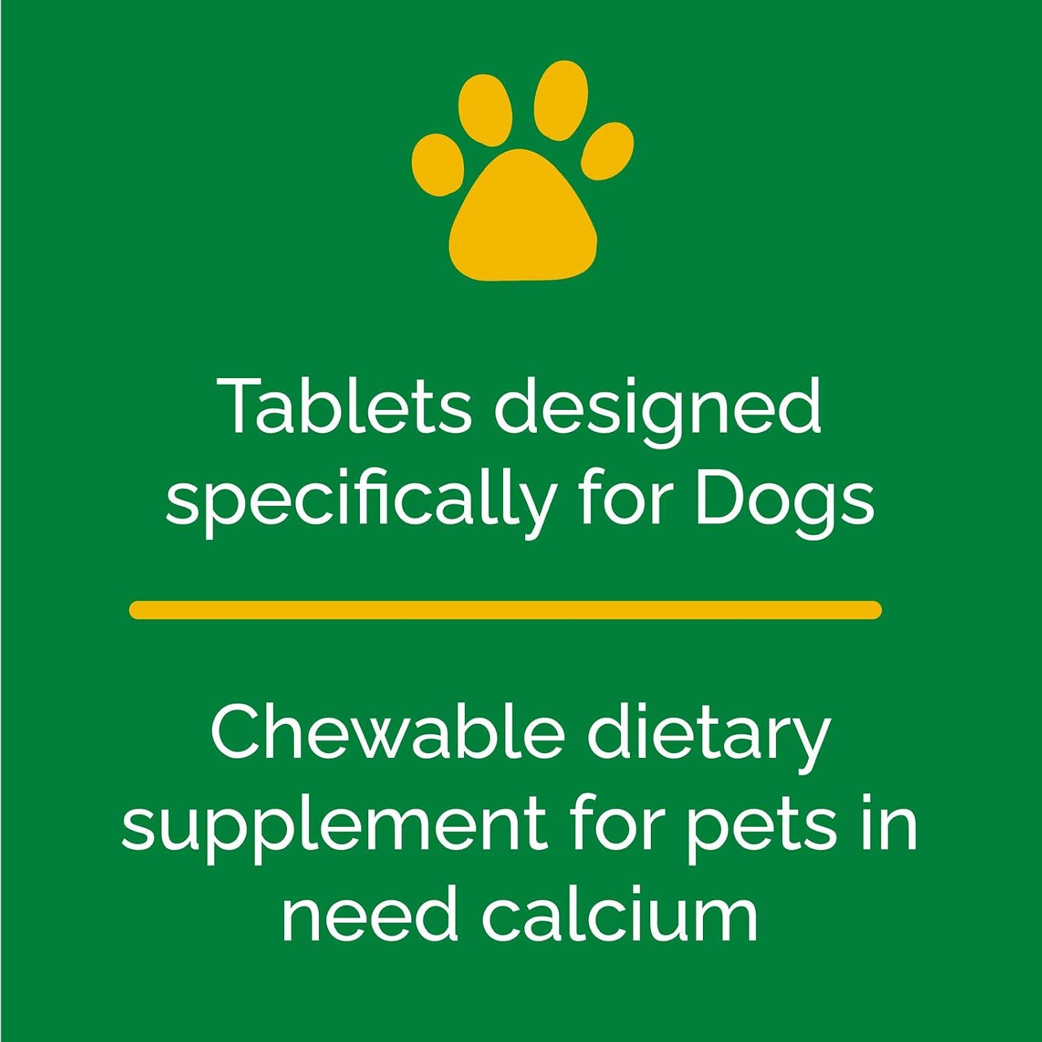 Calciphos Suplemento Dietético para Perros y Gatos, 60 Comprimidos Sabor Beicon