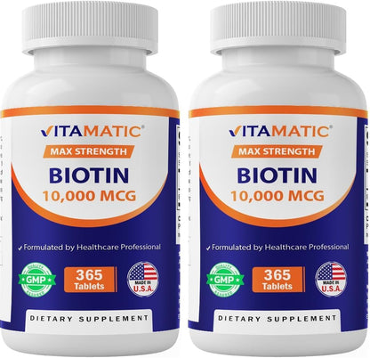 Vitamatic Biotina 10.000 mcg (10 mg) - 365 – El mantenimiento de las membranas mucosas en condiciones normales. – Image 9