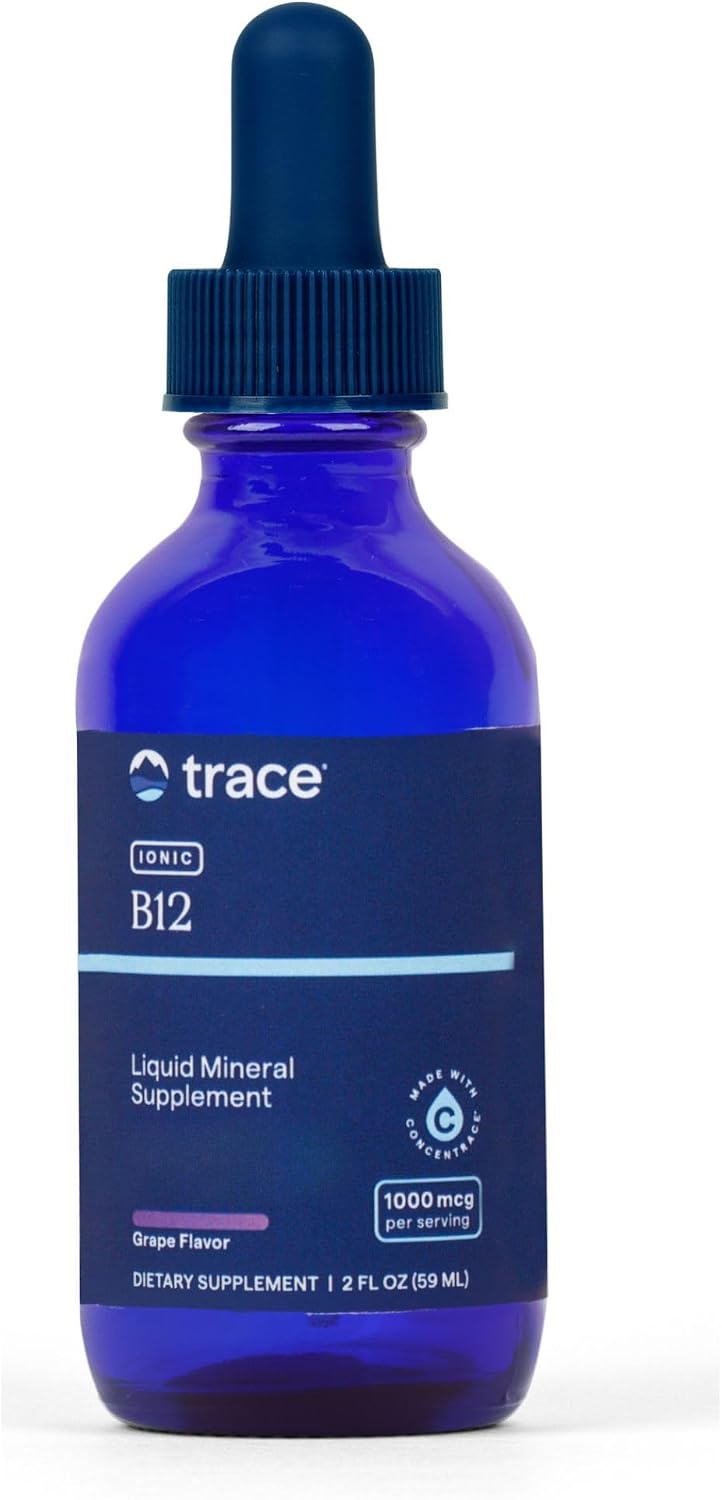 Trace Minerals Líquido Iónico B12 1000 mcg – 59 ml (2 oz)