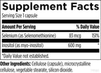 Designs for Health Thyrommune - Complemento para la tiroides con Selenio (Selenometionina) + Myo-Inositol - Vegano y sin gluten (60 cápsulas)