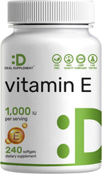 Vitamina E 1,000 IU – 240 Cápsulas Blandas