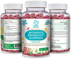 ACTIF Women’s Probiotic Gummies Maximum Strength 120 Billion CFU - 60 Gomitas Sabor Fresa