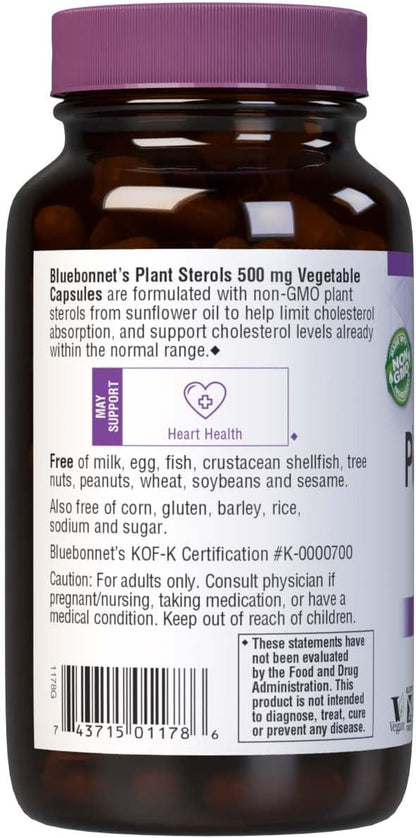 Bluebonnet Nutrition Esteroles Vegetales 500mg - 90 Cápsulas – Image 3