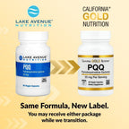 Lake Avenue Nutrition PQQ (Pirroloquinolina Quinona) 20 mg, 60 Cápsulas Vegetales
