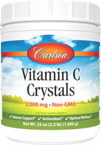 Carlson Vitamina C en Cristales 2.000 mg - Sabor Limón - 992 g
