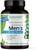 EMERALD LABS Multivitamínico diario para hombres - Sin aditivos - 30 cápsulas vegetales