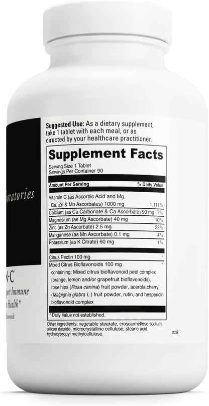 DAVINCI Labs Poten-C - Vitamina C con – Calcio y Magnesio: Minerales esenciales que contribuyen al funcionamiento – Image 2