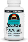 Source Naturals Palmitato de Ascorbilo 500 mg - Vitamina C Liposoluble - 180 Cápsulas