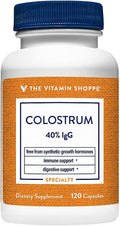 Calostro Bovino 40% IgG de The Vitamin Shoppe - 120 Cápsulas