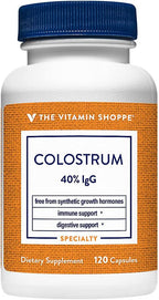 Calostro Bovino 40% IgG de The Vitamin Shoppe - 120 Cápsulas