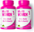 ALFA VITAMINS Multi Women - Complemento Multivitamínico para Mujeres con Aminoácidos y Antioxidantes - 100 Comprimidos (2 Paquetes)
