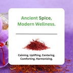 Paradise Herbs Saffr-Tone, Saffron Extract, Active Whole Spectrum, 60 Vegetarian Capsules