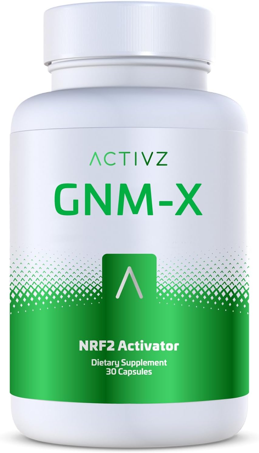 ACTIVZ GNM-X - Activador Nrf2 para Defensa Celular y Longevidad - 30 Cápsulas